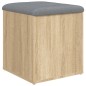 vidaXL Sitzbank mit Stauraum Sonoma-Eiche 42x42x45 cm Holzwerkstoff vidaXL Sitzbank mit Stauraum Sonoma-Eiche 42x42x45 cm Holzwerkstoff