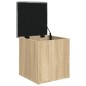 vidaXL Sitzbank mit Stauraum Sonoma-Eiche 42x42x45 cm Holzwerkstoff vidaXL Sitzbank mit Stauraum Sonoma-Eiche 42x42x45 cm Holzwerkstoff