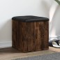 vidaXL Sitzbank mit Stauraum Räuchereiche 42x42x45 cm Holzwerkstoff vidaXL Sitzbank mit Stauraum Räuchereiche 42x42x45 cm Holzwerkstoff