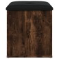 vidaXL Sitzbank mit Stauraum Räuchereiche 42x42x45 cm Holzwerkstoff vidaXL Sitzbank mit Stauraum Räuchereiche 42x42x45 cm Holzwerkstoff