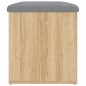 vidaXL Sitzbank mit Stauraum Sonoma-Eiche 62x42x45 cm Holzwerkstoff vidaXL Sitzbank mit Stauraum Sonoma-Eiche 62x42x45 cm Holzwerkstoff