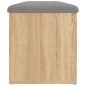 vidaXL Sitzbank mit Stauraum Sonoma-Eiche 102x42x45 cm Holzwerkstoff vidaXL Sitzbank mit Stauraum Sonoma-Eiche 102x42x45 cm Holzwerkstoff