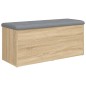 vidaXL Sitzbank mit Stauraum Sonoma-Eiche 102x42x45 cm Holzwerkstoff vidaXL Sitzbank mit Stauraum Sonoma-Eiche 102x42x45 cm Holzwerkstoff