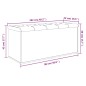 vidaXL Sitzbank mit Stauraum Sonoma-Eiche 102x42x45 cm Holzwerkstoff vidaXL Sitzbank mit Stauraum Sonoma-Eiche 102x42x45 cm Holzwerkstoff