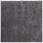 vidaXL Teppich Kurzflor Weich und Waschbar Anthrazit 120x120 cm vidaXL Teppich Kurzflor Weich und Waschbar Anthrazit 120x120 cm