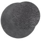 vidaXL Teppich Kurzflor Weich und Waschbar Anthrazit Ø 160 cm vidaXL Teppich Kurzflor Weich und Waschbar Anthrazit Ø 160 cm