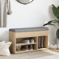 vidaXL Schuhbank Sonoma-Eiche 82x32x45,5 cm Holzwerkstoff vidaXL Schuhbank Sonoma-Eiche 82x32x45,5 cm Holzwerkstoff