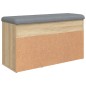 vidaXL Schuhbank Sonoma-Eiche 82x32x45,5 cm Holzwerkstoff vidaXL Schuhbank Sonoma-Eiche 82x32x45,5 cm Holzwerkstoff