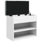 vidaXL Schuhbank Weiß 62x32x50 cm Holzwerkstoff vidaXL Schuhbank Weiß 62x32x50 cm Holzwerkstoff