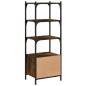 vidaXL Bücherregal 3 Böden Räuchereiche 41x30x109,5 cm Holzwerkstoff vidaXL Bücherregal 3 Böden Räuchereiche 41x30x109,5 cm Holzwerkstoff