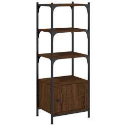 vidaXL Bücherregal 3 Böden Braun Eichen-Optik 41x30x109,5 cm