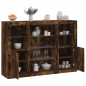 vidaXL Sideboards mit LED-Leuchten 3 Stk. Räuchereiche Holzwerkstoff vidaXL Sideboards mit LED-Leuchten 3 Stk. Räuchereiche Holzwerkstoff