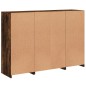 vidaXL Sideboards mit LED-Leuchten 3 Stk. Räuchereiche Holzwerkstoff vidaXL Sideboards mit LED-Leuchten 3 Stk. Räuchereiche Holzwerkstoff