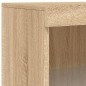 vidaXL Sideboards mit LED-Leuchten 3 Stk. Sonoma-Eiche Holzwerkstoff vidaXL Sideboards mit LED-Leuchten 3 Stk. Sonoma-Eiche Holzwerkstoff