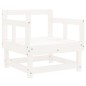 vidaXL 7-tlg. Garten-Lounge-Set Weiß Massivholz Kiefer vidaXL 7-tlg. Garten-Lounge-Set Weiß Massivholz Kiefer