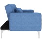 vidaXL Schlafsofa Blau Stoff vidaXL Schlafsofa Blau Stoff