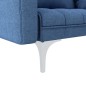 vidaXL Schlafsofa Blau Stoff vidaXL Schlafsofa Blau Stoff