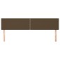 vidaXL Kopfteile 2 Stk. Dunkelbraun 90x5x78/88 cm Stoff vidaXL Kopfteile 2 Stk. Dunkelbraun 90x5x78/88 cm Stoff