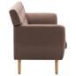 vidaXL 3-Sitzer-Sofa Stoff 172x70x82 cm Braun vidaXL 3-Sitzer-Sofa Stoff 172x70x82 cm Braun