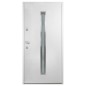 Haustür Aluminium Weiß 110x207,5 cm Haustür Aluminium Weiß 110x207,5 cm