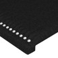 vidaXL Bettgestell mit Kopfteil Schwarz 90x200 cm Stoff vidaXL Bettgestell mit Kopfteil Schwarz 90x200 cm Stoff