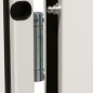 Haustür Aluminium Weiß 110x207,5 cm Haustür Aluminium Weiß 110x207,5 cm