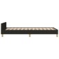 vidaXL Bettgestell mit Kopfteil Schwarz 90x190 cm Stoff vidaXL Bettgestell mit Kopfteil Schwarz 90x190 cm Stoff