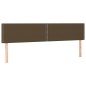 vidaXL Boxspringbett mit Matratze Dunkelbraun 160x200 cm Stoff vidaXL Boxspringbett mit Matratze Dunkelbraun 160x200 cm Stoff