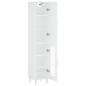 Highboard Weiß 34,5x34x180 cm Holzwerkstoff Highboard Weiß 34,5x34x180 cm Holzwerkstoff