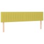 vidaXL Boxspringbett mit Matratze & LED Grün 200x200 cm Stoff vidaXL Boxspringbett mit Matratze & LED Grün 200x200 cm Stoff