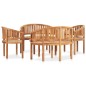 5-tlg. Garten-Lounge-Set Massivholz Teak 5-tlg. Garten-Lounge-Set Massivholz Teak