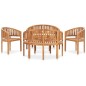 5-tlg. Garten-Lounge-Set Massivholz Teak 5-tlg. Garten-Lounge-Set Massivholz Teak
