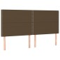 vidaXL Boxspringbett mit Matratze Dunkelbraun 180x200 cm Stoff vidaXL Boxspringbett mit Matratze Dunkelbraun 180x200 cm Stoff