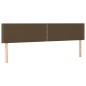 vidaXL Boxspringbett mit Matratze Dunkelbraun 160x200 cm Stoff vidaXL Boxspringbett mit Matratze Dunkelbraun 160x200 cm Stoff