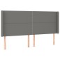 vidaXL Boxspringbett mit Matratze & LED Dunkelgrau 180x200 cm Stoff vidaXL Boxspringbett mit Matratze & LED Dunkelgrau 180x200 cm Stoff