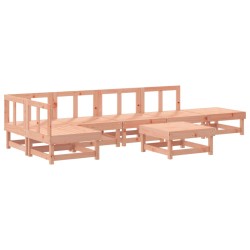 vidaXL 7-tlg. Garten-Lounge-Set Massivholz Douglasie