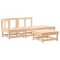 vidaXL 4-tlg. Garten-Lounge-Set Massivholz Kiefer vidaXL 4-tlg. Garten-Lounge-Set Massivholz Kiefer