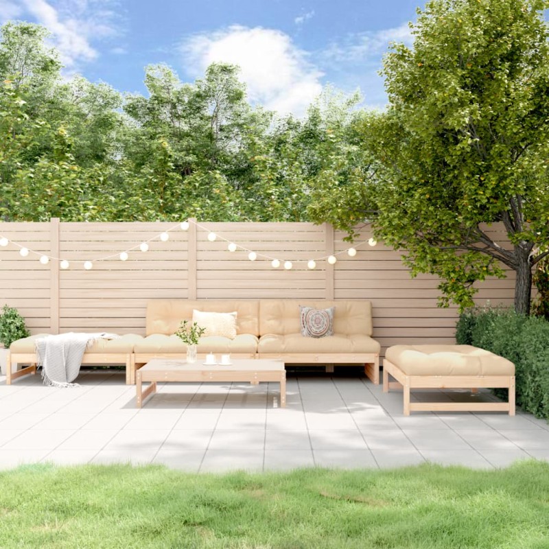vidaXL 5-tlg. Garten-Lounge-Set Massivholz Kiefer vidaXL 5-tlg. Garten-Lounge-Set Massivholz Kiefer