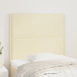 vidaXL Kopfteile 2 Stk. Creme 80x5x78/88 cm Kunstleder