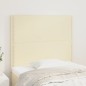 vidaXL Kopfteile 2 Stk. Creme 80x5x78/88 cm Kunstleder