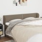 vidaXL Kopfteil mit Ohren Taupe 163x23x78/88 cm Stoff vidaXL Kopfteil mit Ohren Taupe 163x23x78/88 cm Stoff