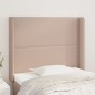 vidaXL Kopfteil mit Ohren Cappuccino-Braun 93x16x118/128 cm Kunstleder vidaXL Kopfteil mit Ohren Cappuccino-Braun 93x16x118/128 cm Kunstleder