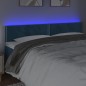 vidaXL LED Kopfteil Dunkelblau 160x5x78/88 cm Samt vidaXL LED Kopfteil Dunkelblau 160x5x78/88 cm Samt