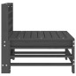 vidaXL Garten-Mittelsofa Grau Massivholz Kiefer vidaXL Garten-Mittelsofa Grau Massivholz Kiefer