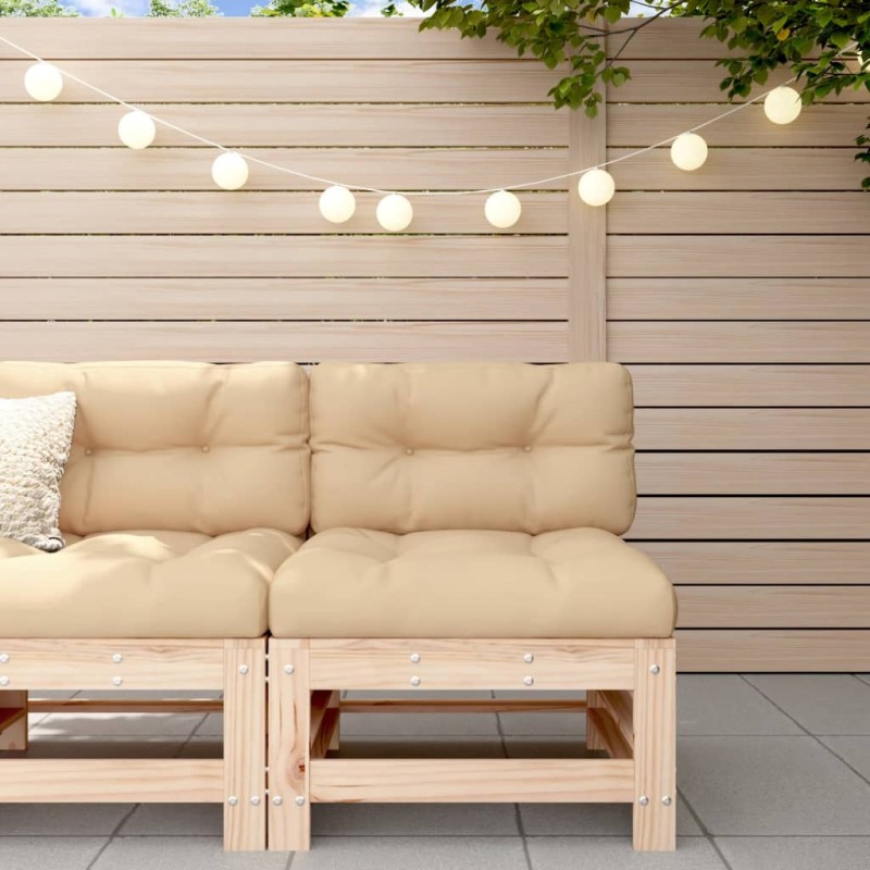 vidaXL Garten-Mittelsofa Massivholz Kiefer vidaXL Garten-Mittelsofa Massivholz Kiefer