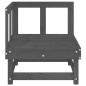 vidaXL Garten-Ecksofa Grau Massivholz Kiefer vidaXL Garten-Ecksofa Grau Massivholz Kiefer