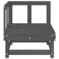 vidaXL Garten-Ecksofas 2 Stk. Grau Massivholz Kiefer vidaXL Garten-Ecksofas 2 Stk. Grau Massivholz Kiefer