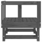 vidaXL Garten-Ecksofas 2 Stk. Grau Massivholz Kiefer vidaXL Garten-Ecksofas 2 Stk. Grau Massivholz Kiefer
