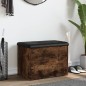 vidaXL Sitzbank mit Stauraum Räuchereiche 62x42x45 cm Holzwerkstoff vidaXL Sitzbank mit Stauraum Räuchereiche 62x42x45 cm Holzwerkstoff