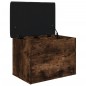 vidaXL Sitzbank mit Stauraum Räuchereiche 62x42x45 cm Holzwerkstoff vidaXL Sitzbank mit Stauraum Räuchereiche 62x42x45 cm Holzwerkstoff